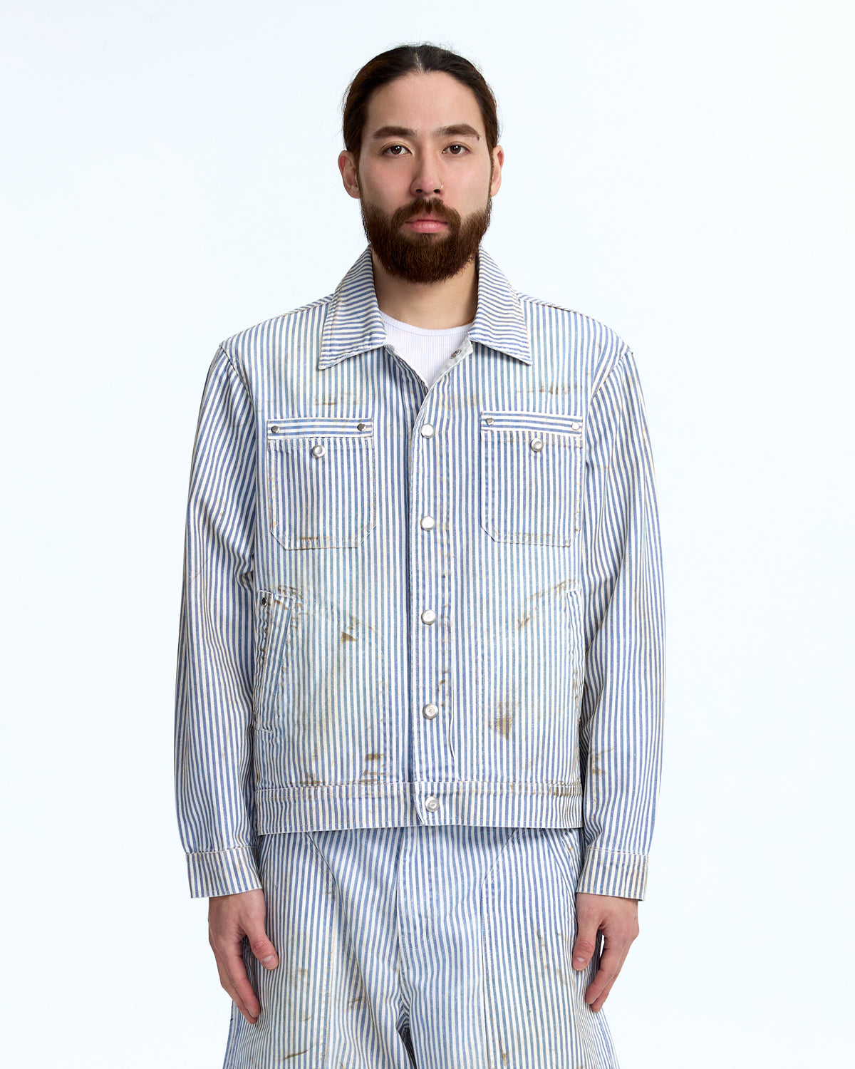 Stripe worker shirt
