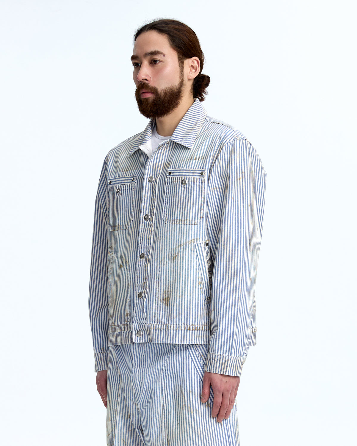 Stripe worker shirt