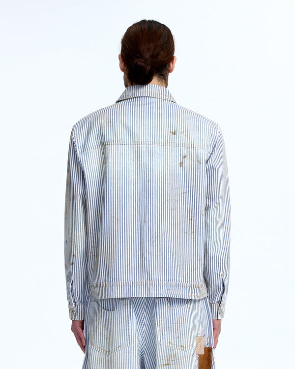 Stripe worker shirt