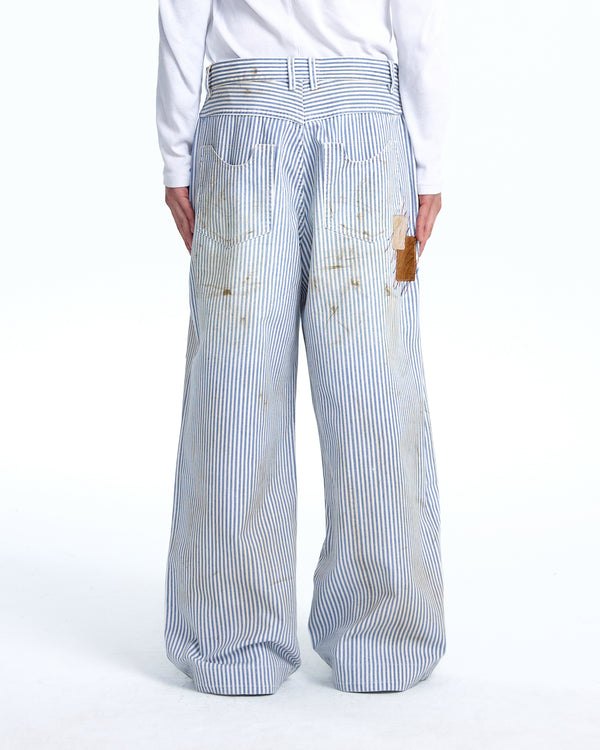 Stripe work pants