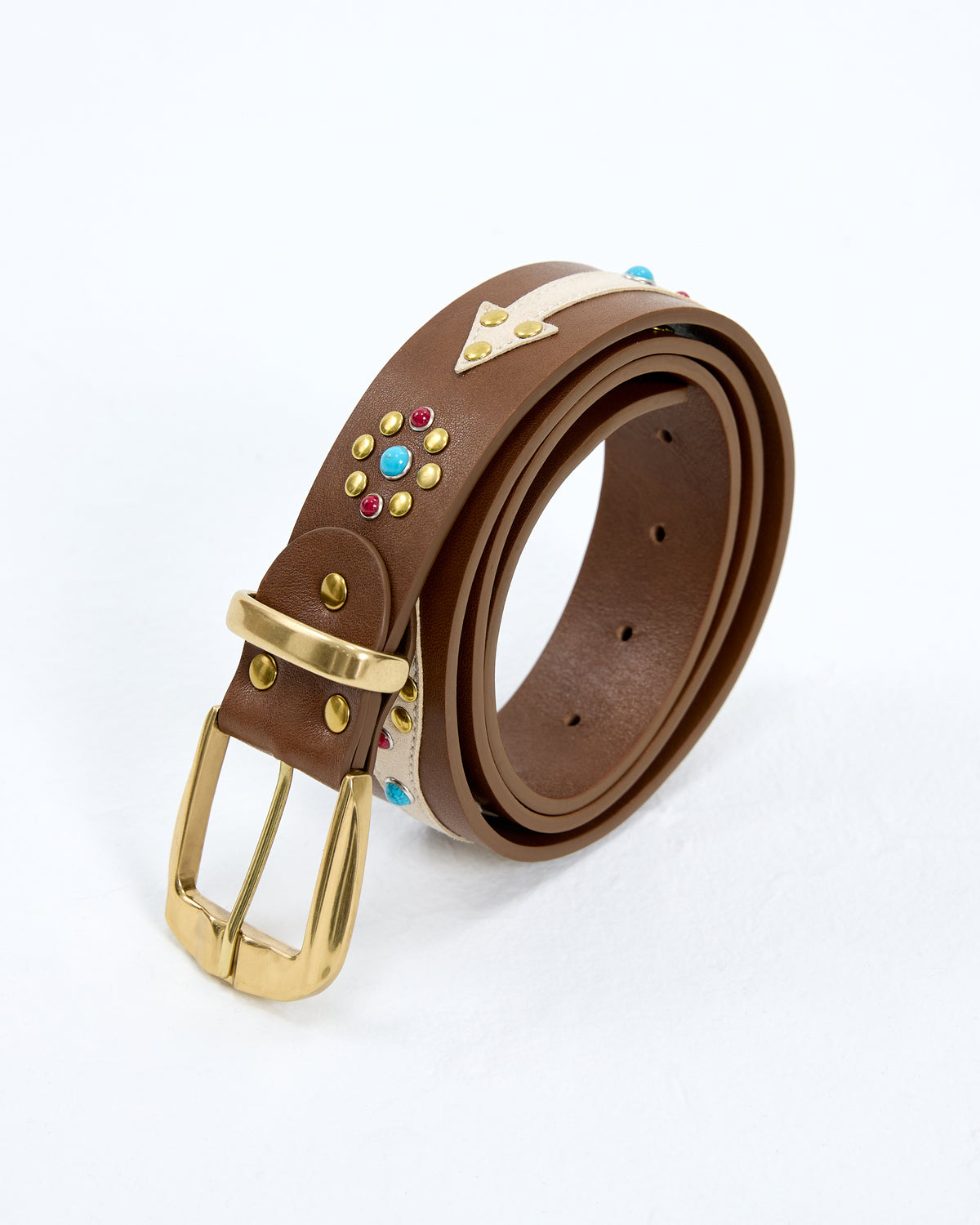 Western rivet belt