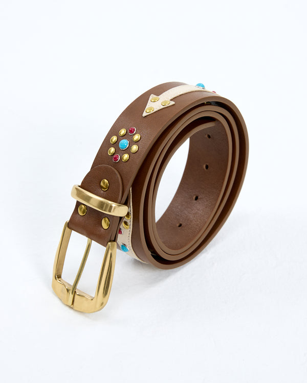 Western rivet belt