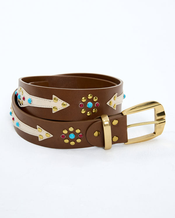 Western rivet belt