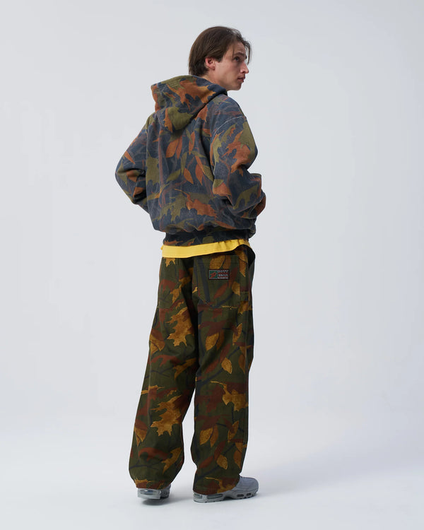 Washed Tree Camo Zip Hoodie