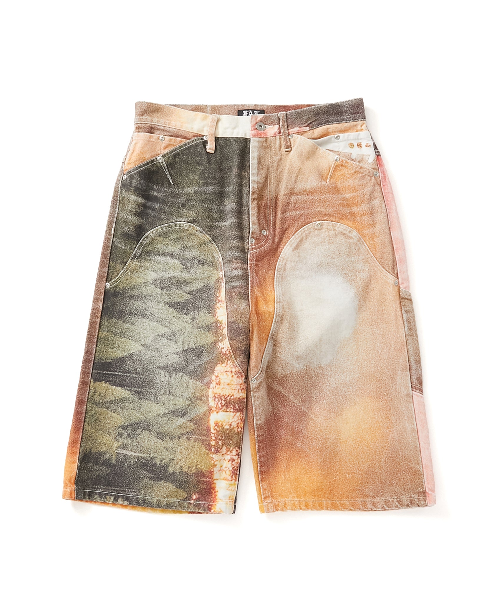 NEWCOMMUNE Baggy Denim Shorts
