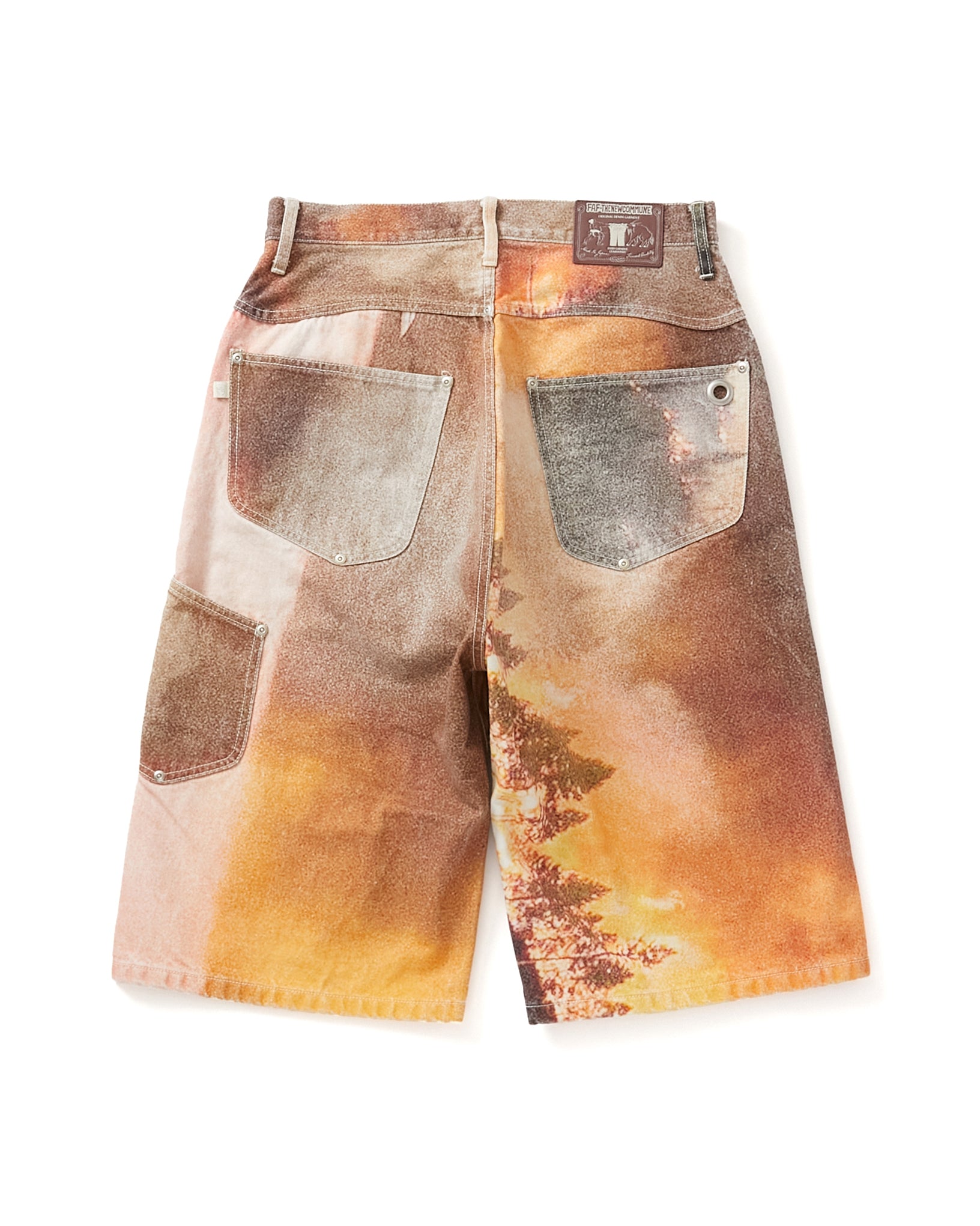 NEWCOMMUNE Baggy Denim Shorts