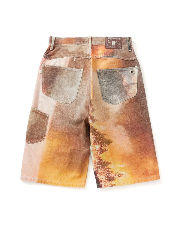 NEWCOMMUNE Baggy Denim Shorts