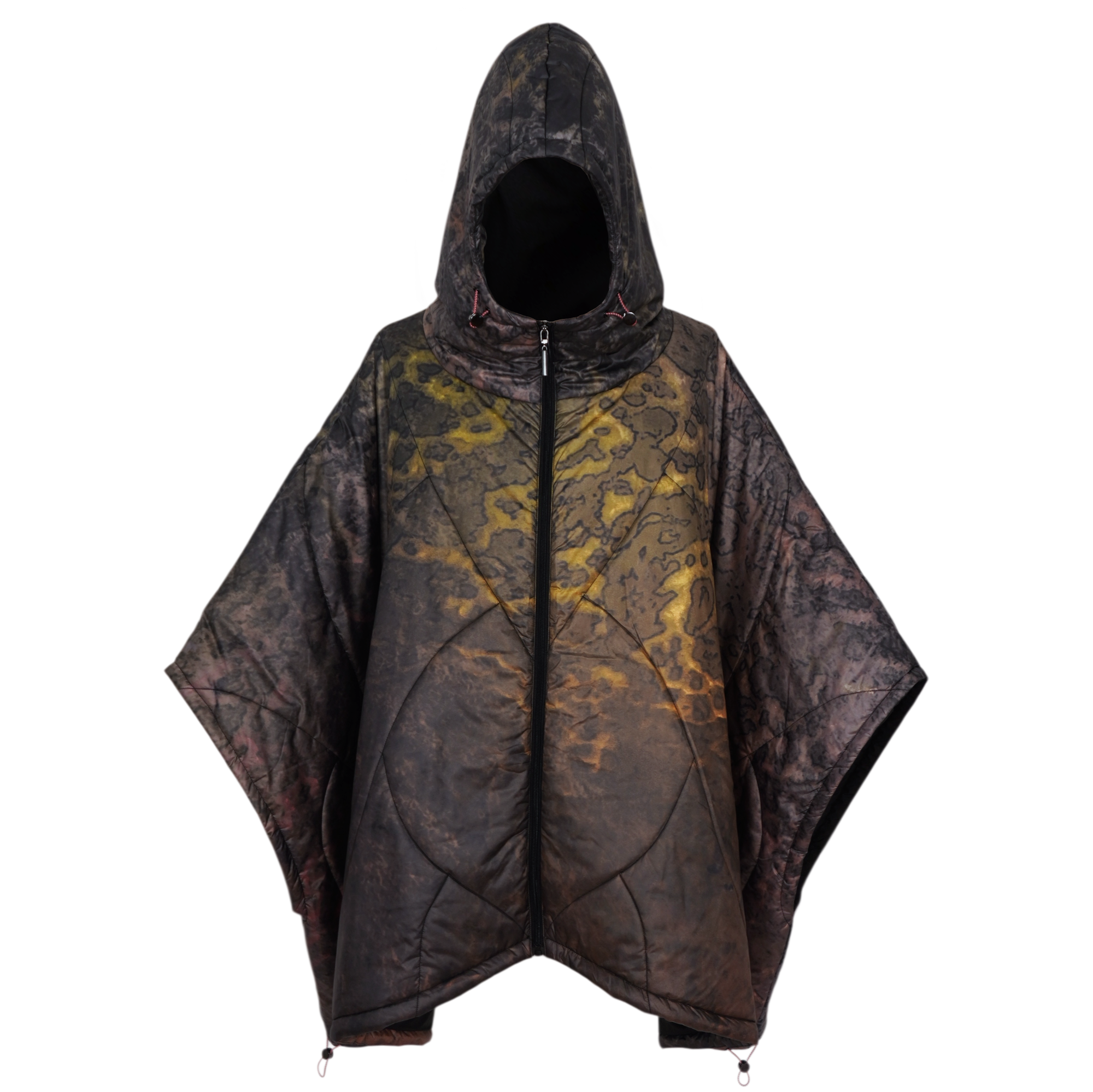 Nature Camo "霧鷺" Light Down Poncho