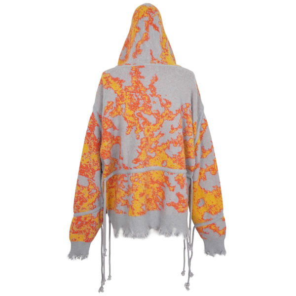 Pulse "脈" Mohair Knit Hoodie