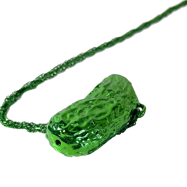 Green Metal Lighter Case Necklace 1700℃