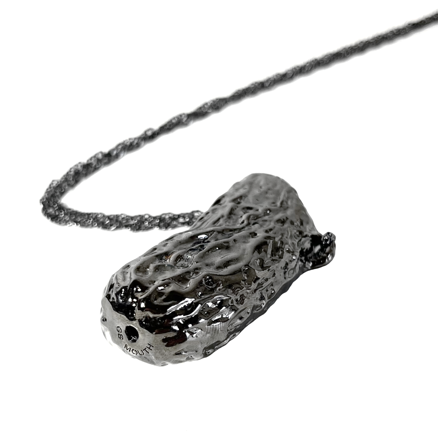 GunMetal Lighter Case Necklace 31415926535℃