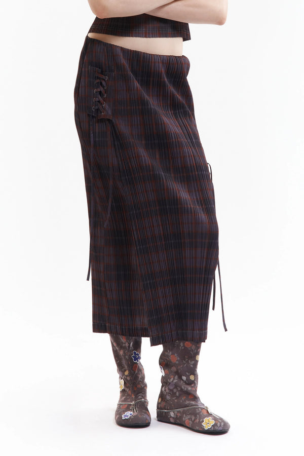 BODHI PLEATED LONG SKIRT