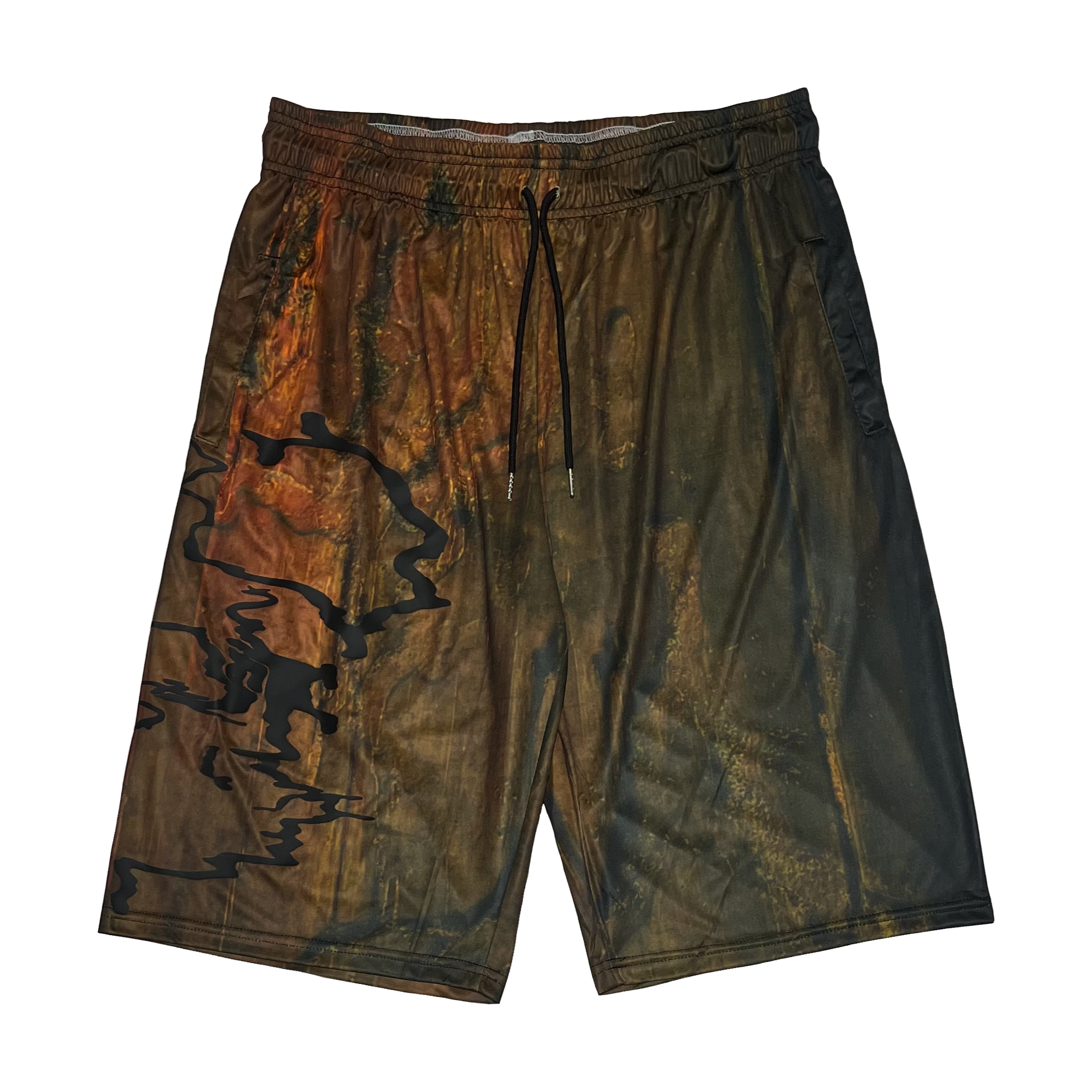 Nature Camo "熯霊" Hideri 3D rubber Dry Shorts
