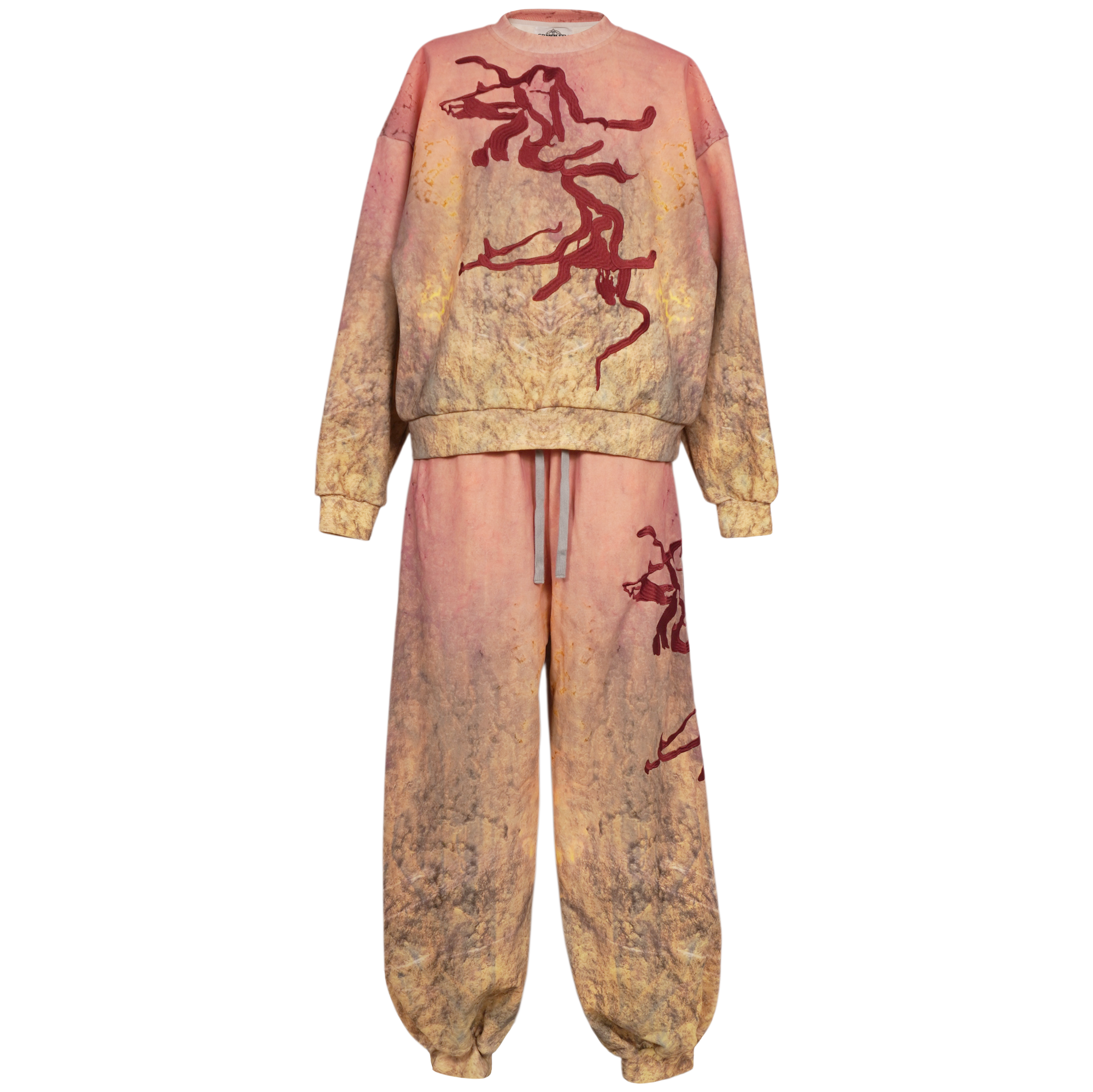 Nature Camo "霧鷺" Cotton Fleece Sweat Pants