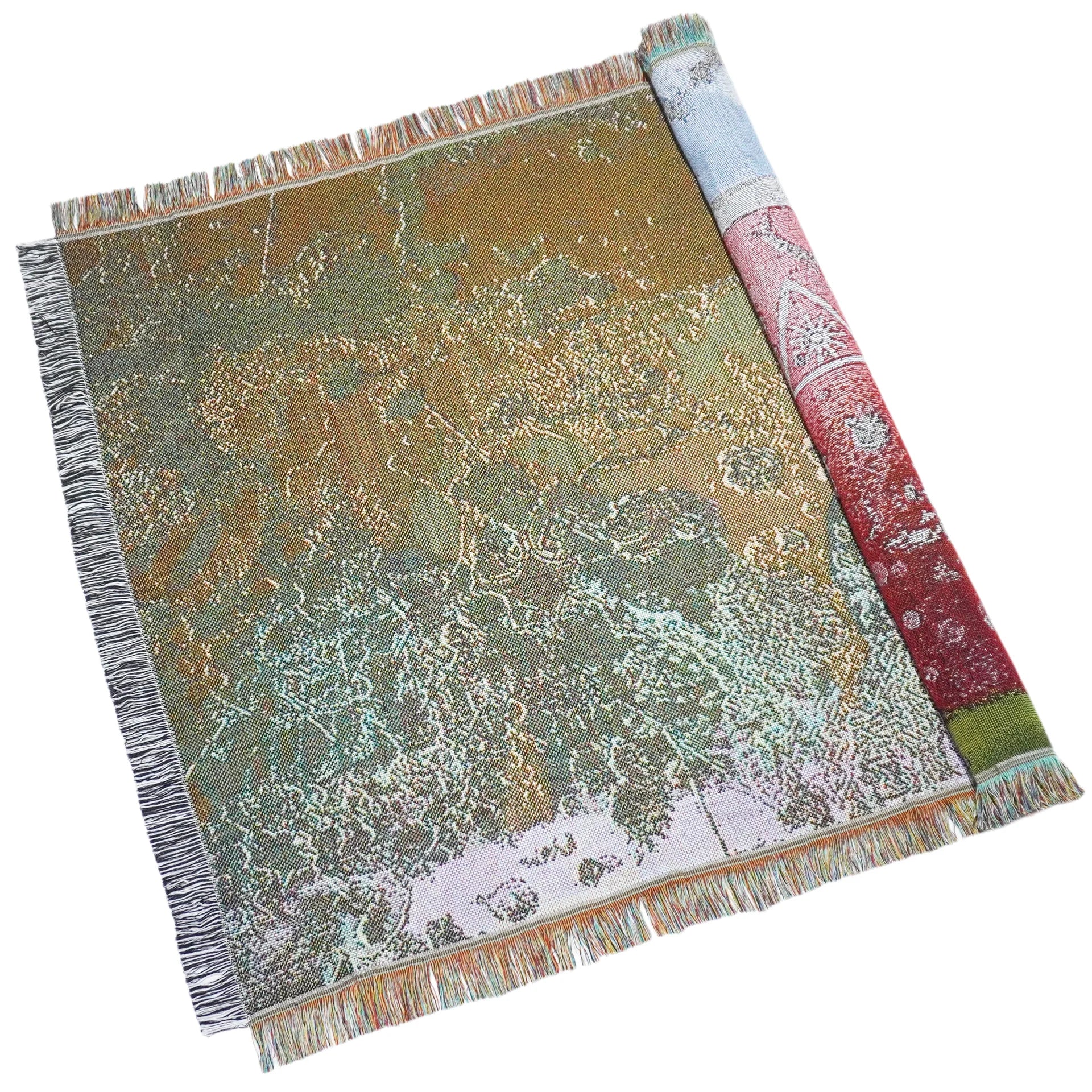 "春" Jacquard-Woven Tapestry