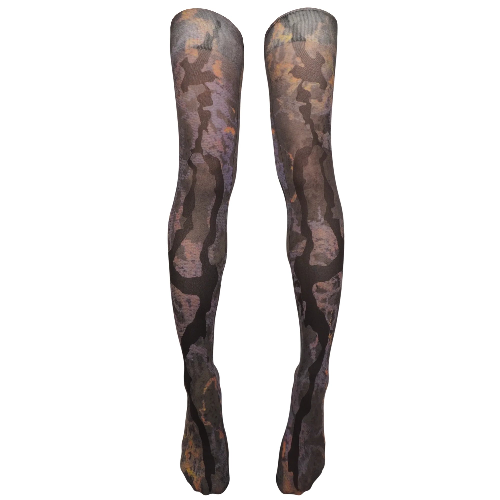 "霞" Thigh-High Socks