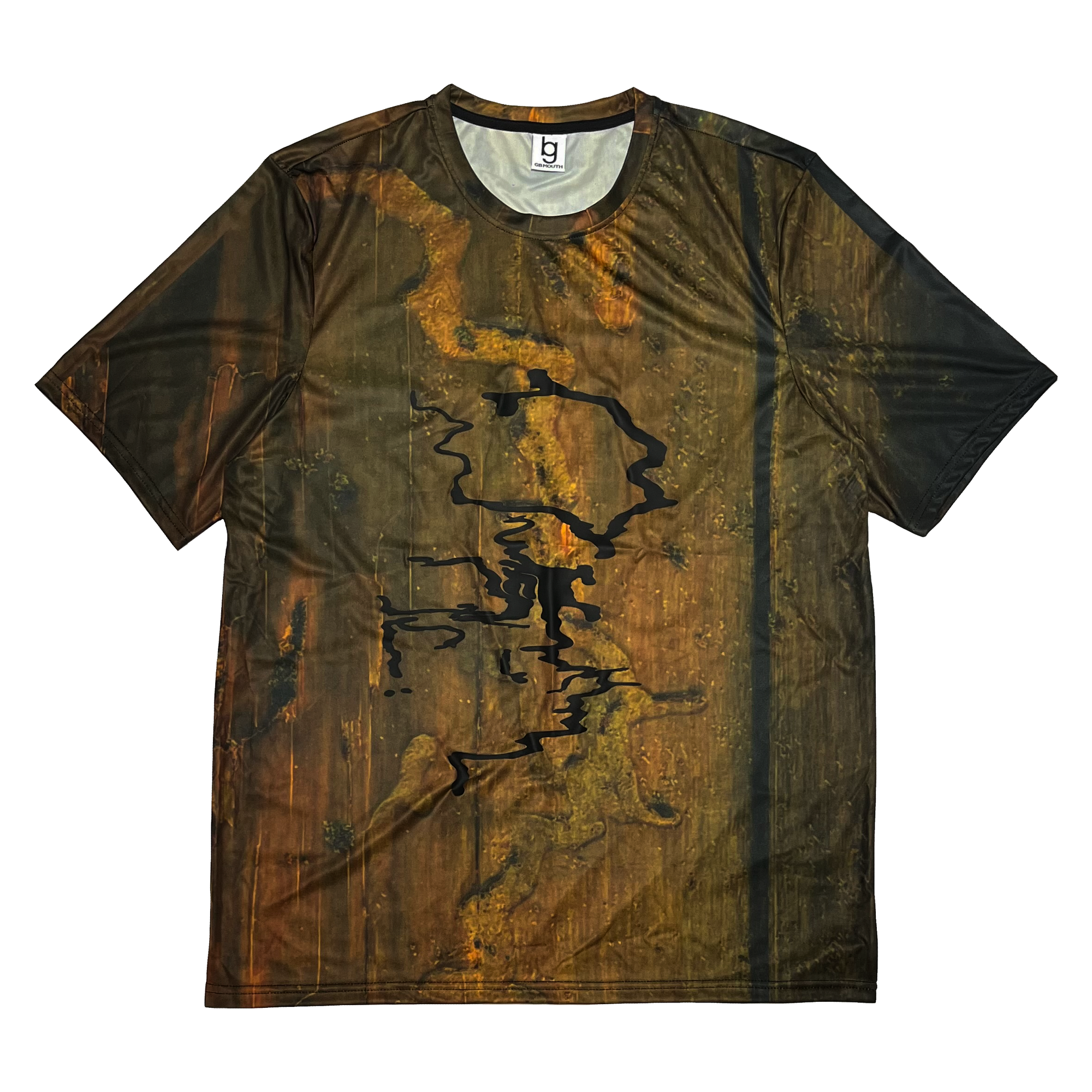 Nature Camo "熯霊" Hideri 3D rubber Dry T-shirt