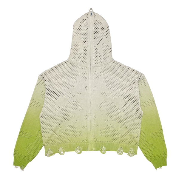 Pure GB Mouth "蘚" Moss Mesh Hoodie