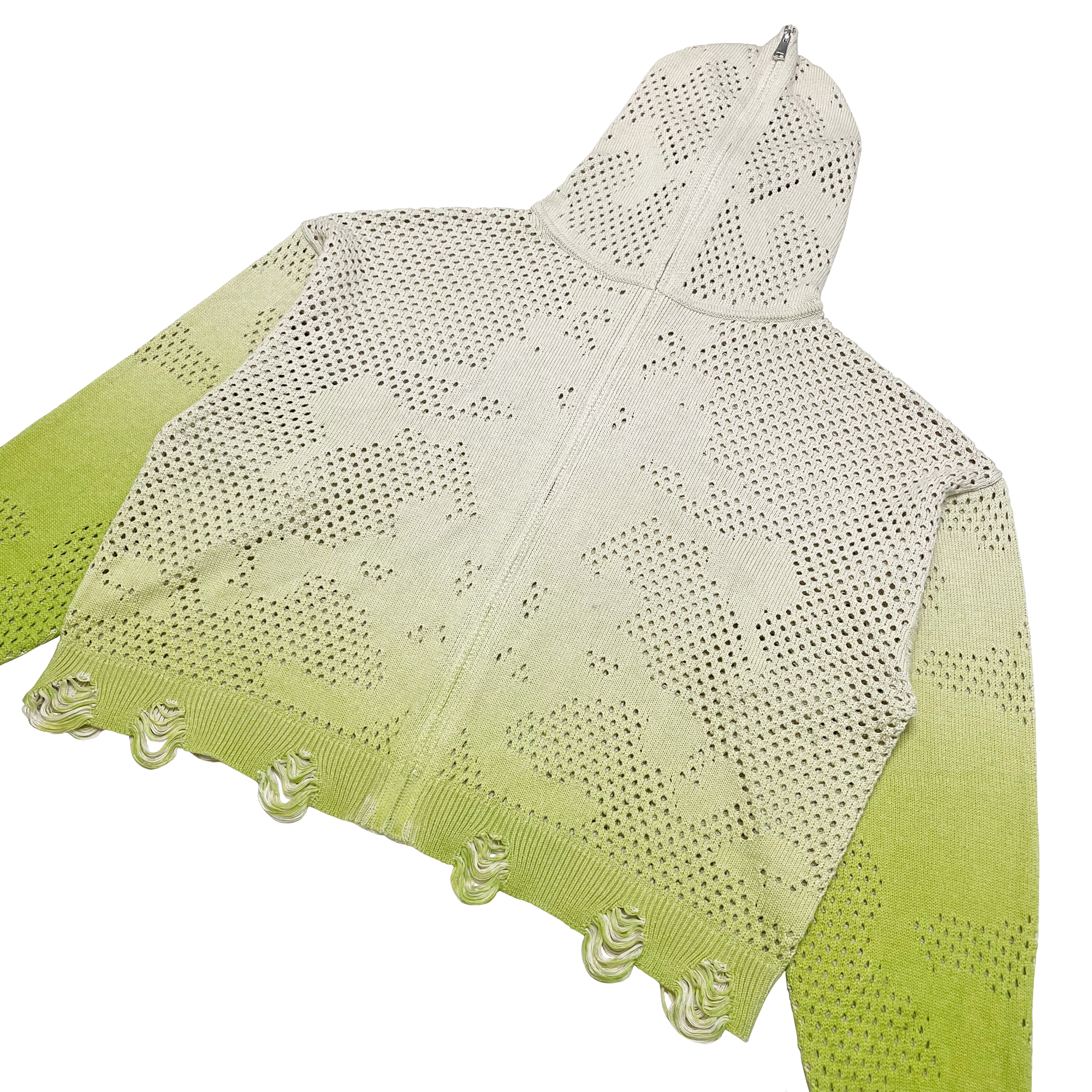 Pure GB Mouth "蘚" Moss Mesh Hoodie