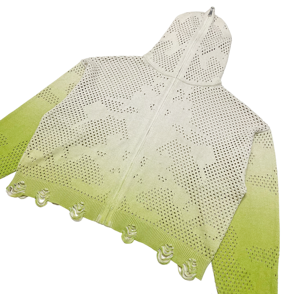 Pure GB Mouth "蘚" Moss Mesh Hoodie