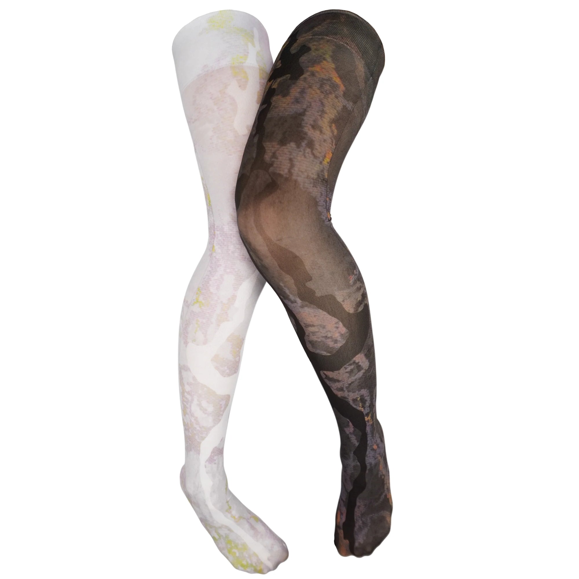 "霞" Thigh-High Socks