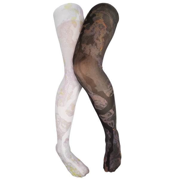 "霞" Thigh-High Socks