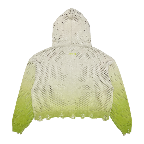 Pure GB Mouth "蘚" Moss Mesh Hoodie