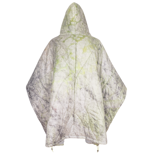 Nature Camo "霧鷺" Light Down Poncho