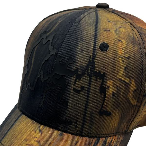 Nature Camo "熯霊" Hideri 3D rubber Cap