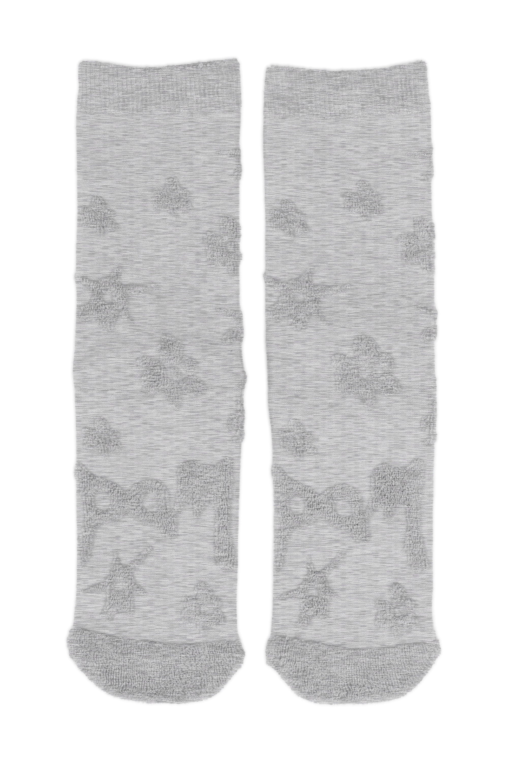 TEXTURE GESTURES SOCKS - GREY