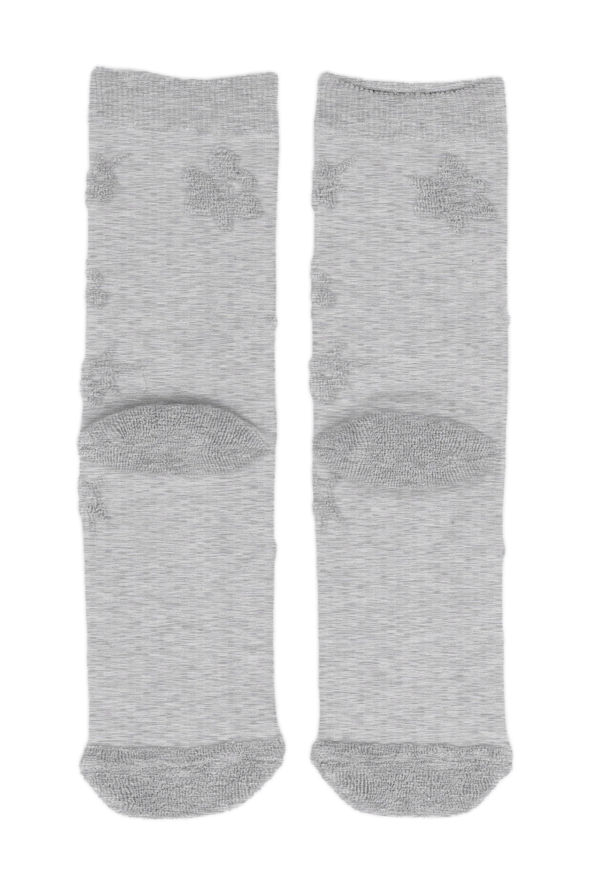 TEXTURE GESTURES SOCKS - GREY