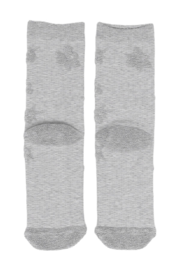 TEXTURE GESTURES SOCKS - GREY