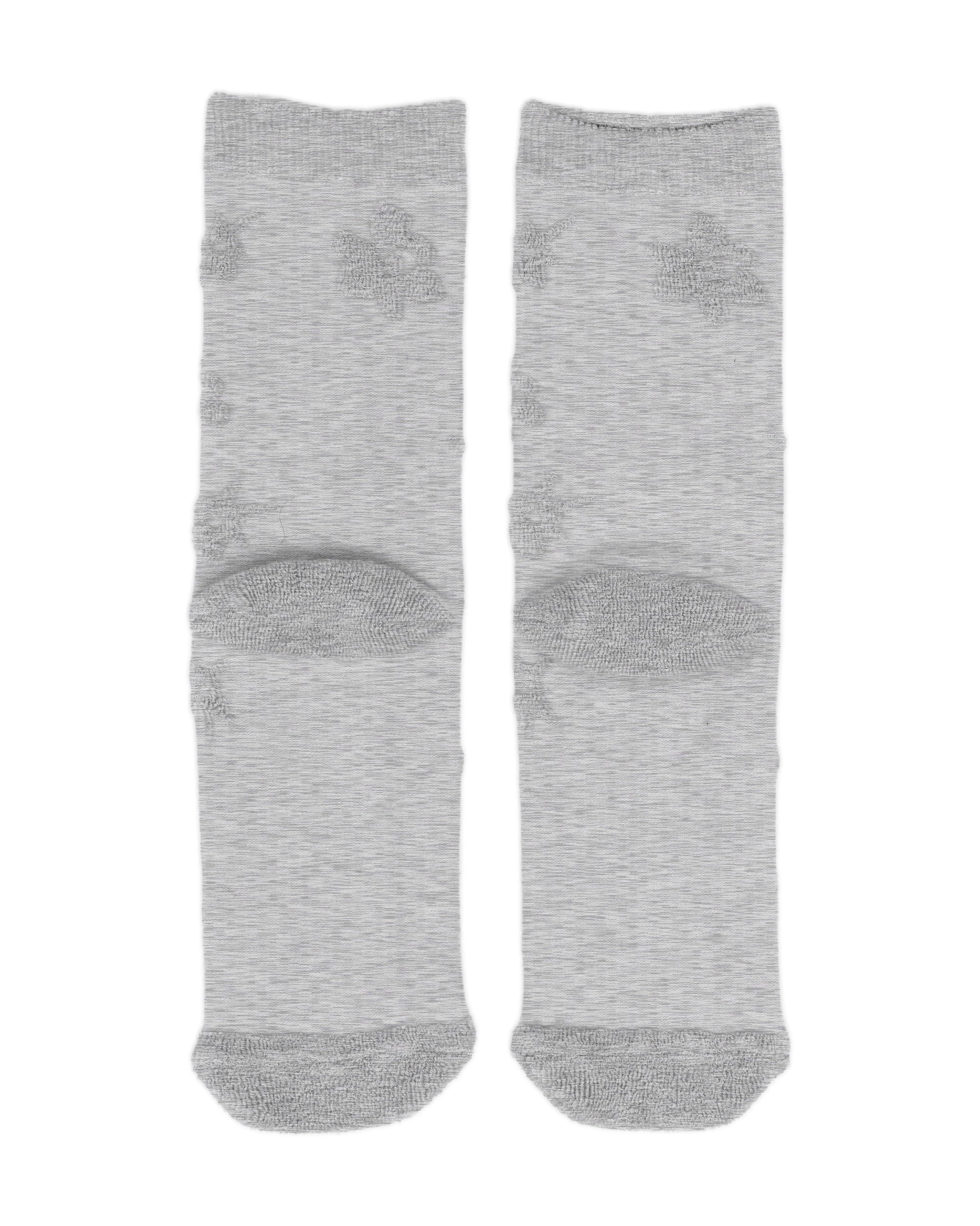 TEXTURE GESTURES SOCKS - GREY
