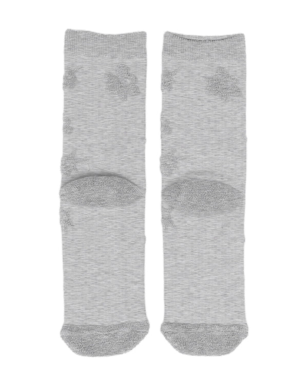 TEXTURE GESTURES SOCKS - GREY