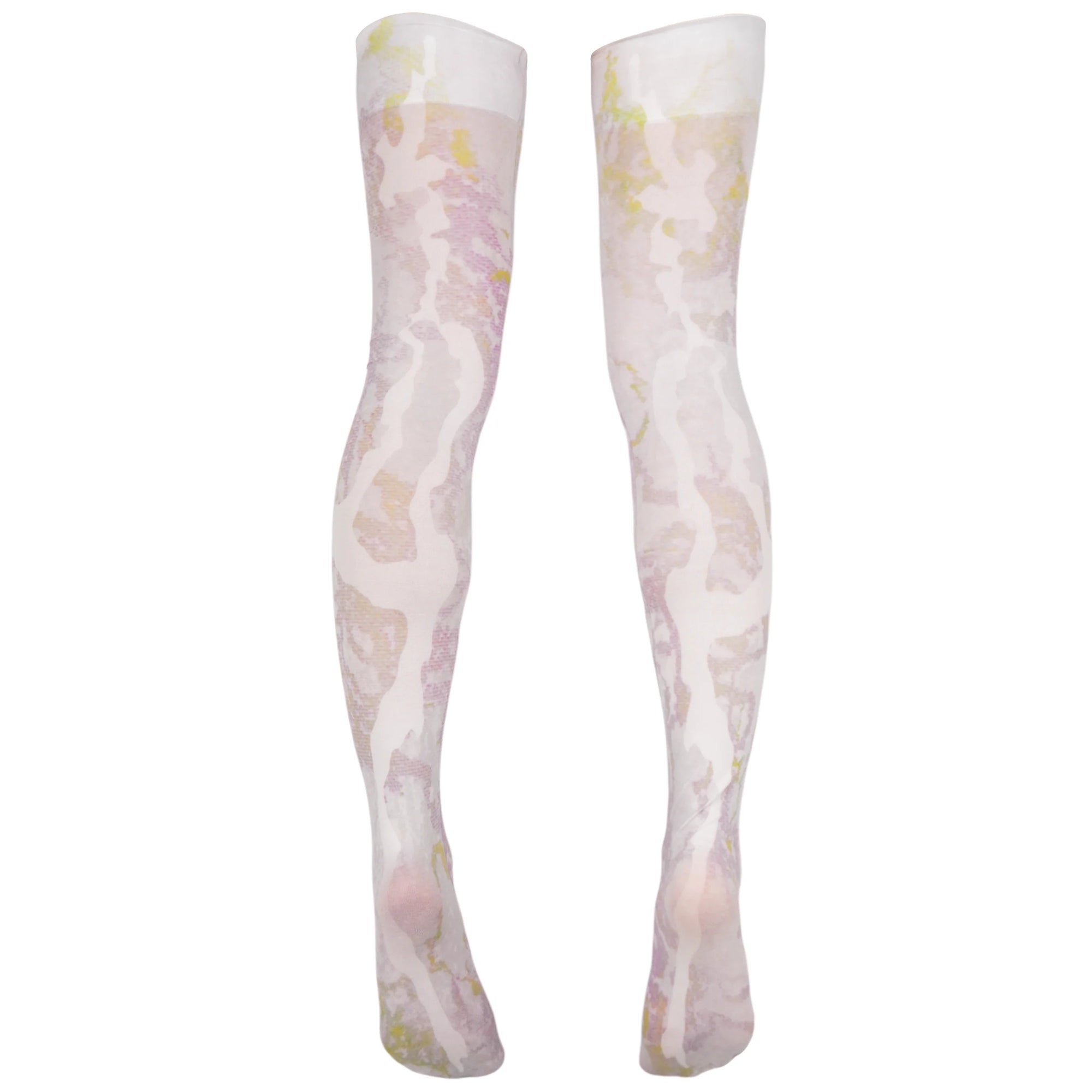 "霞" Thigh-High Socks
