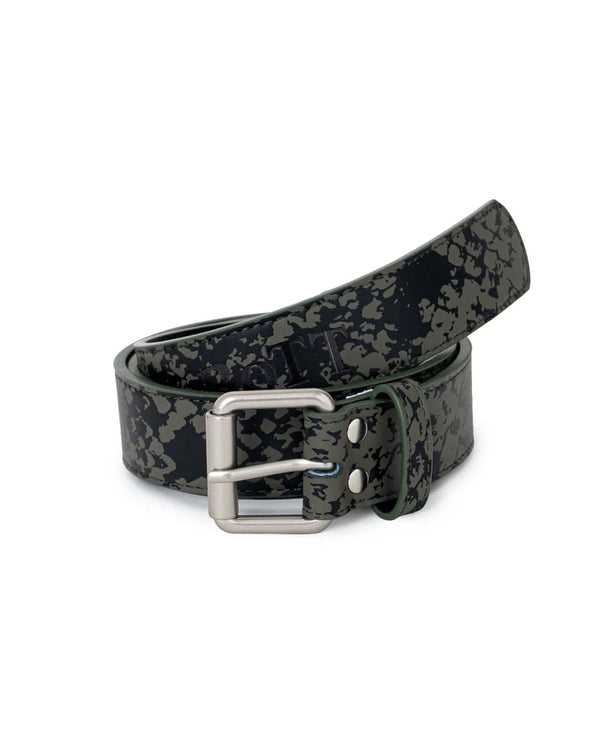 Python Printed Leather Belt