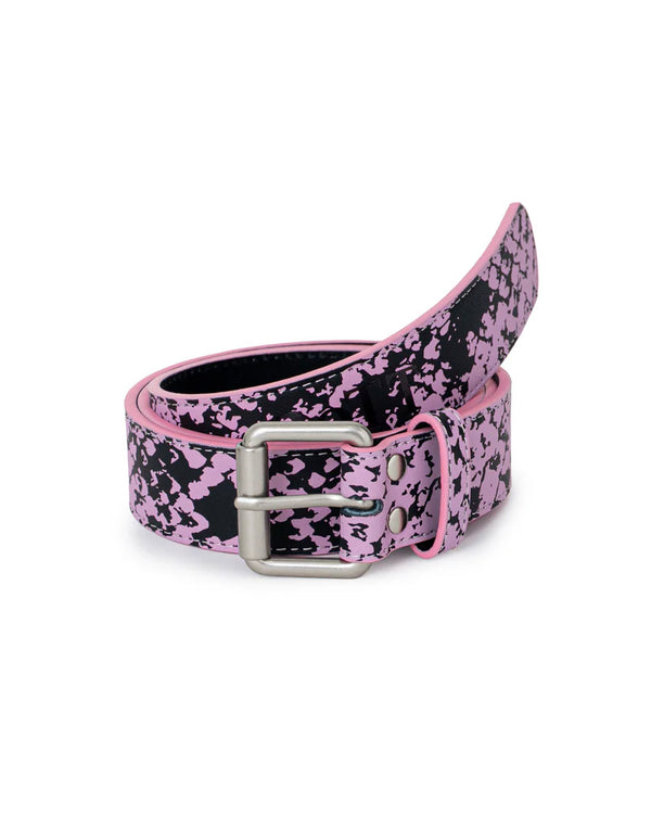 Python Printed Leather Belt