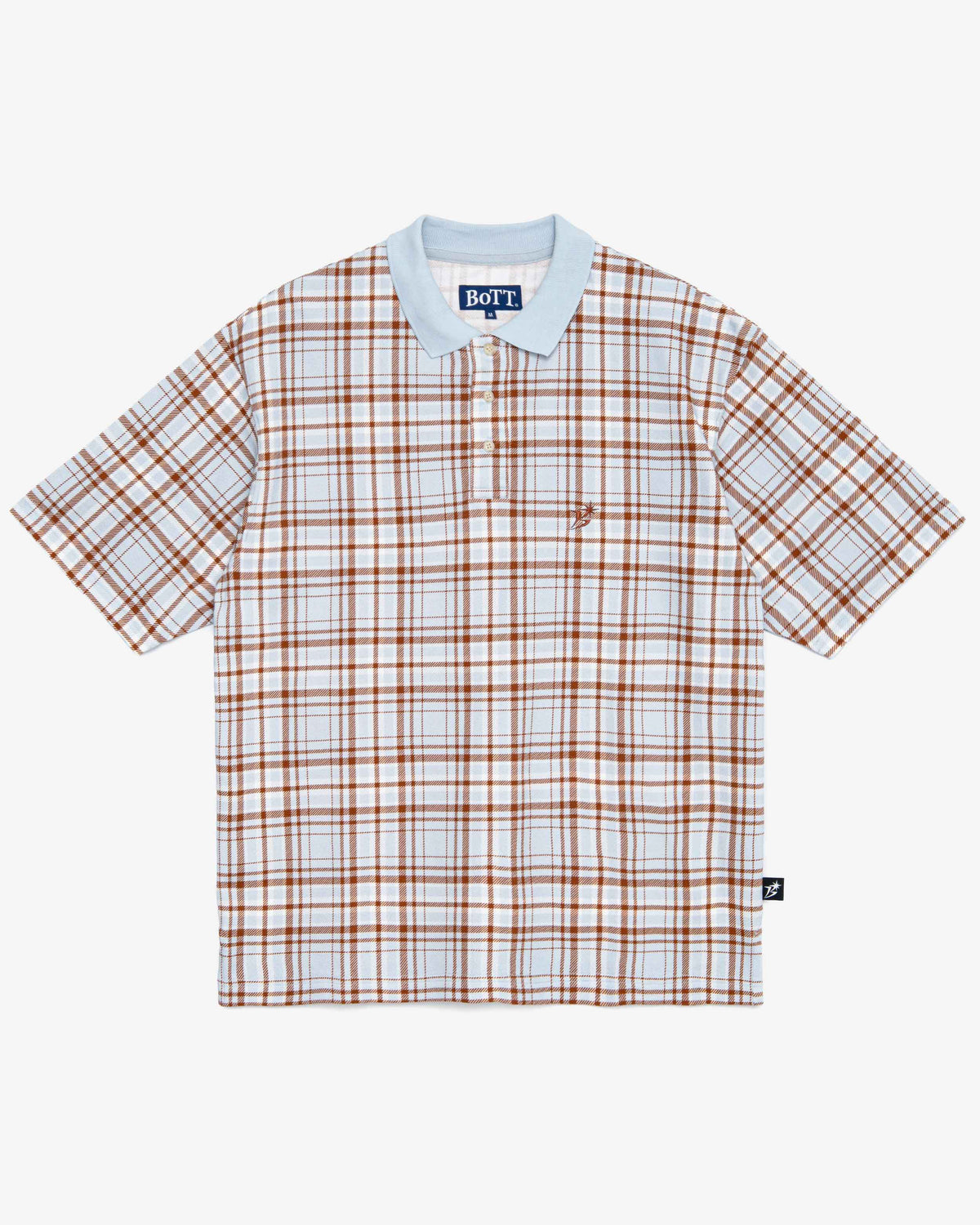 Plaid S/S Polo Shirt