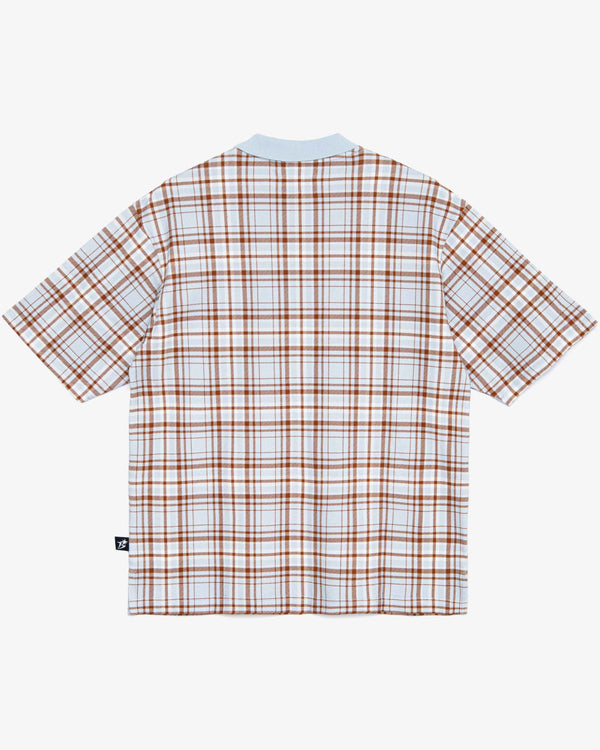Plaid S/S Polo Shirt