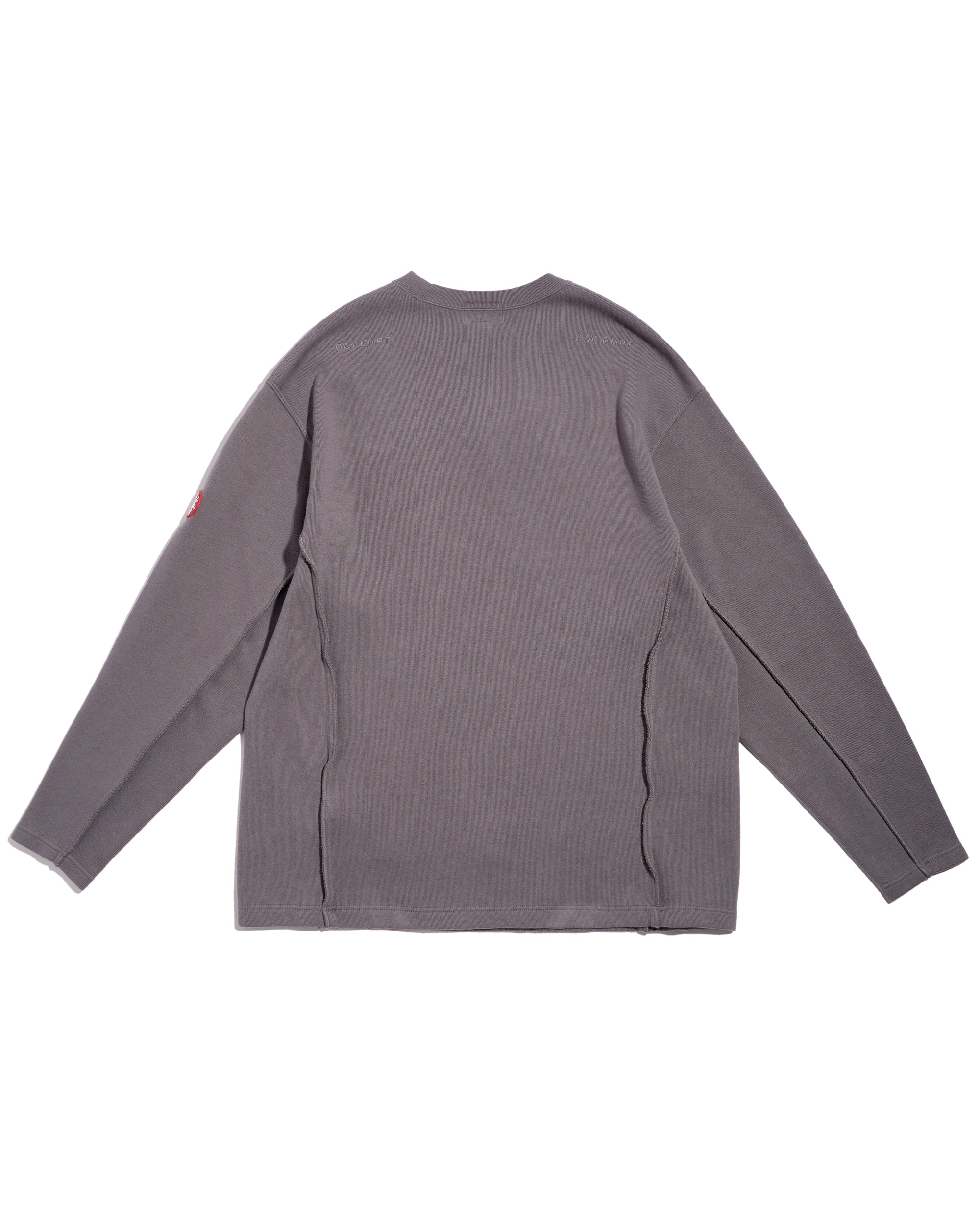 SIDE SEAM DBL KNIT LONG SLEEVE KHAKI