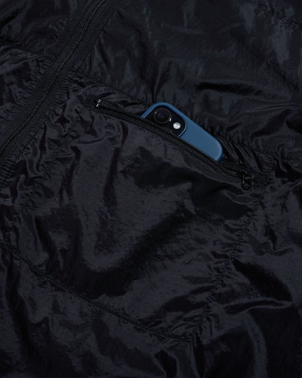 UL RIP STOP ZIP JACKET BLACK