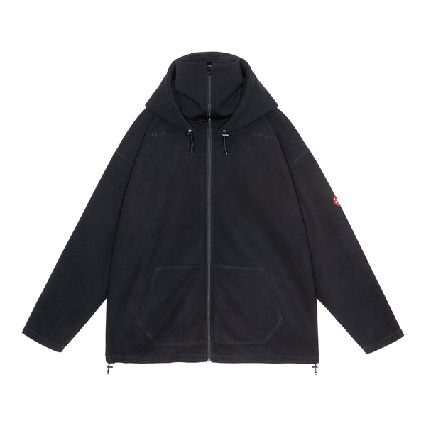 ATTACHED HOOD FLEECE ZIP UP