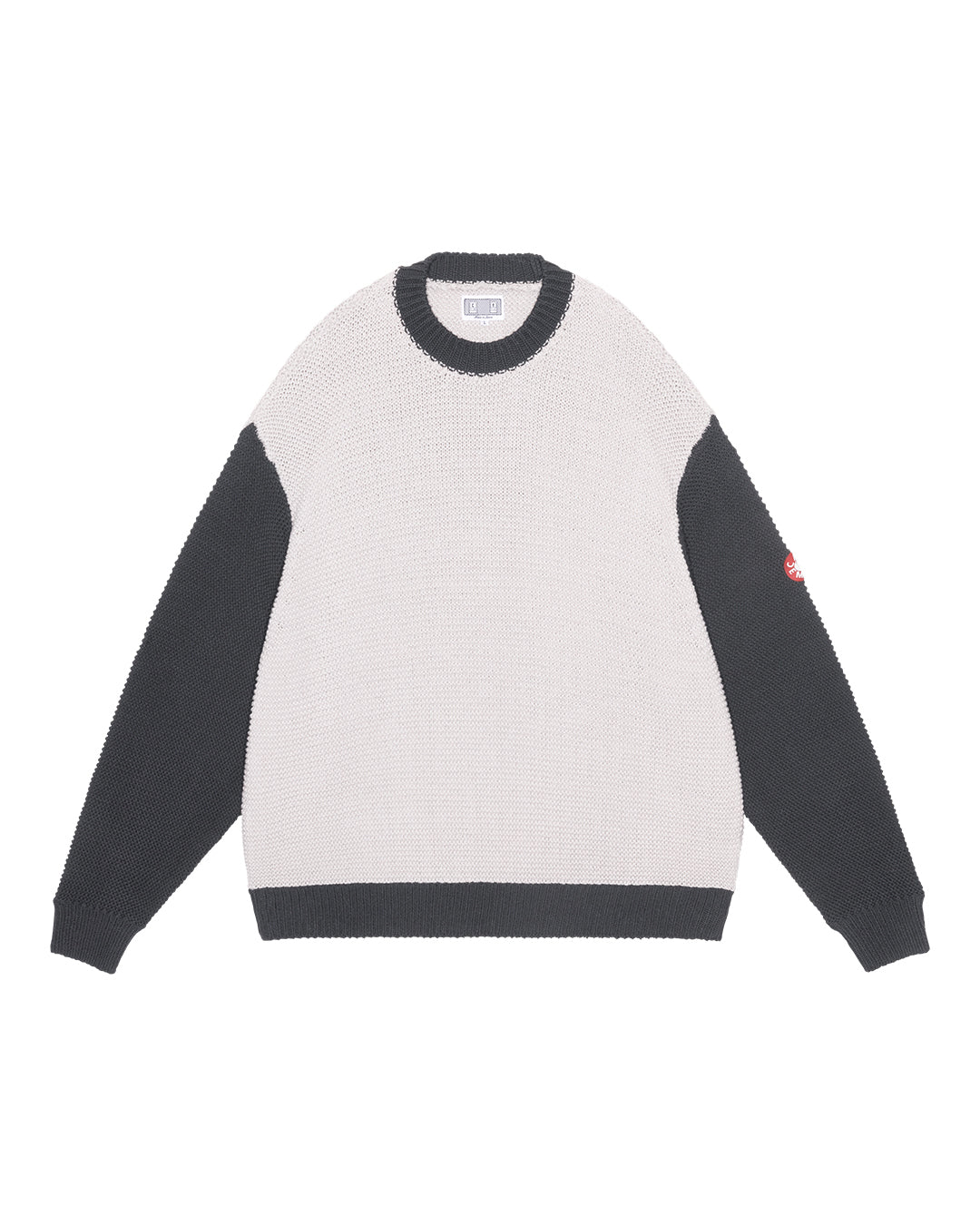 COLOURED COTTON KNIT GREY