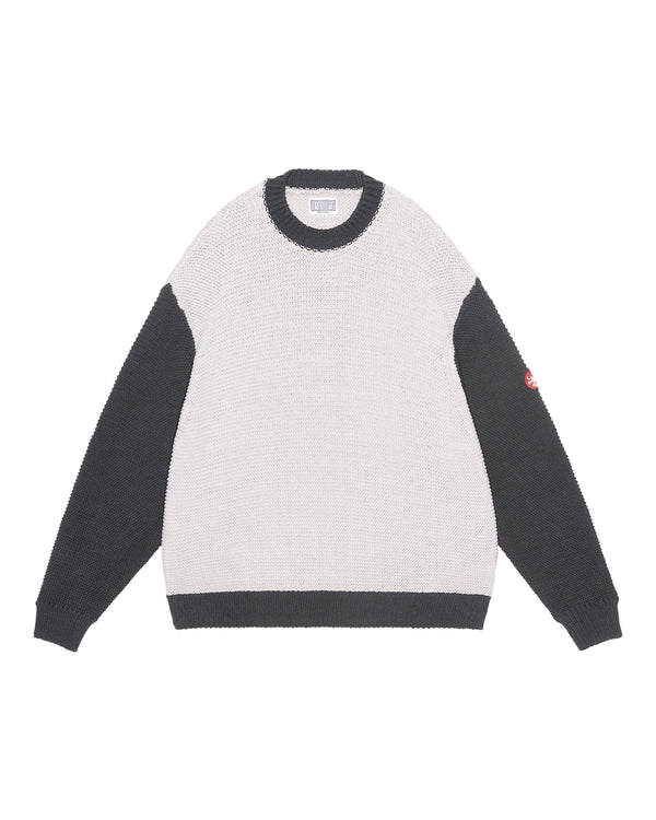 COLOURED COTTON KNIT GREY
