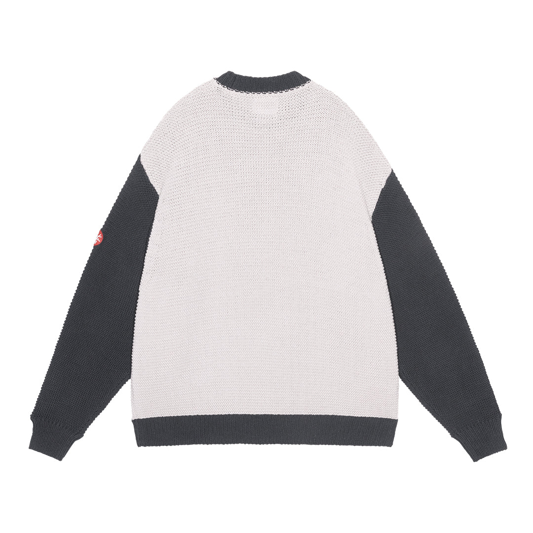 COLOURED COTTON KNIT GREY