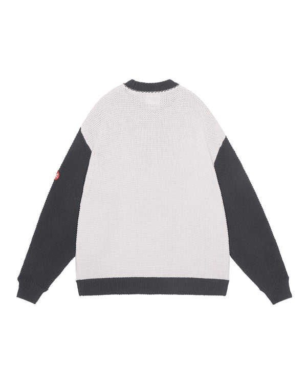 COLOURED COTTON KNIT GREY