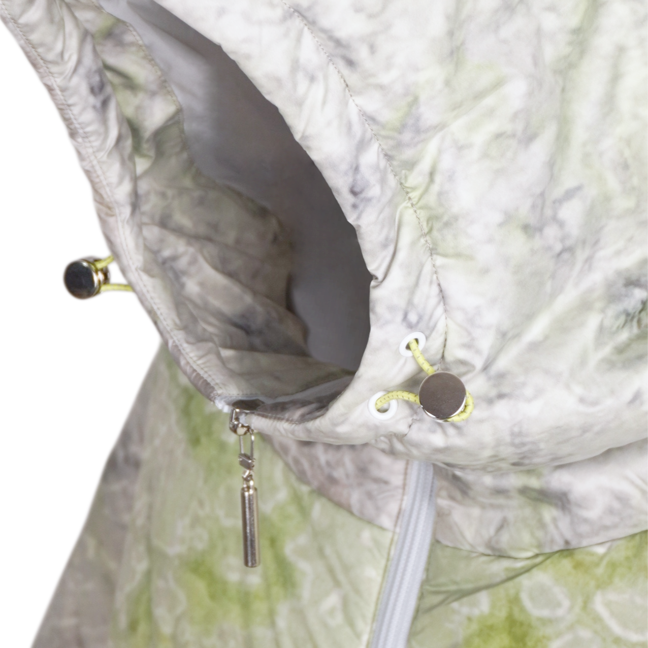 Nature Camo "霧鷺" Light Down Poncho