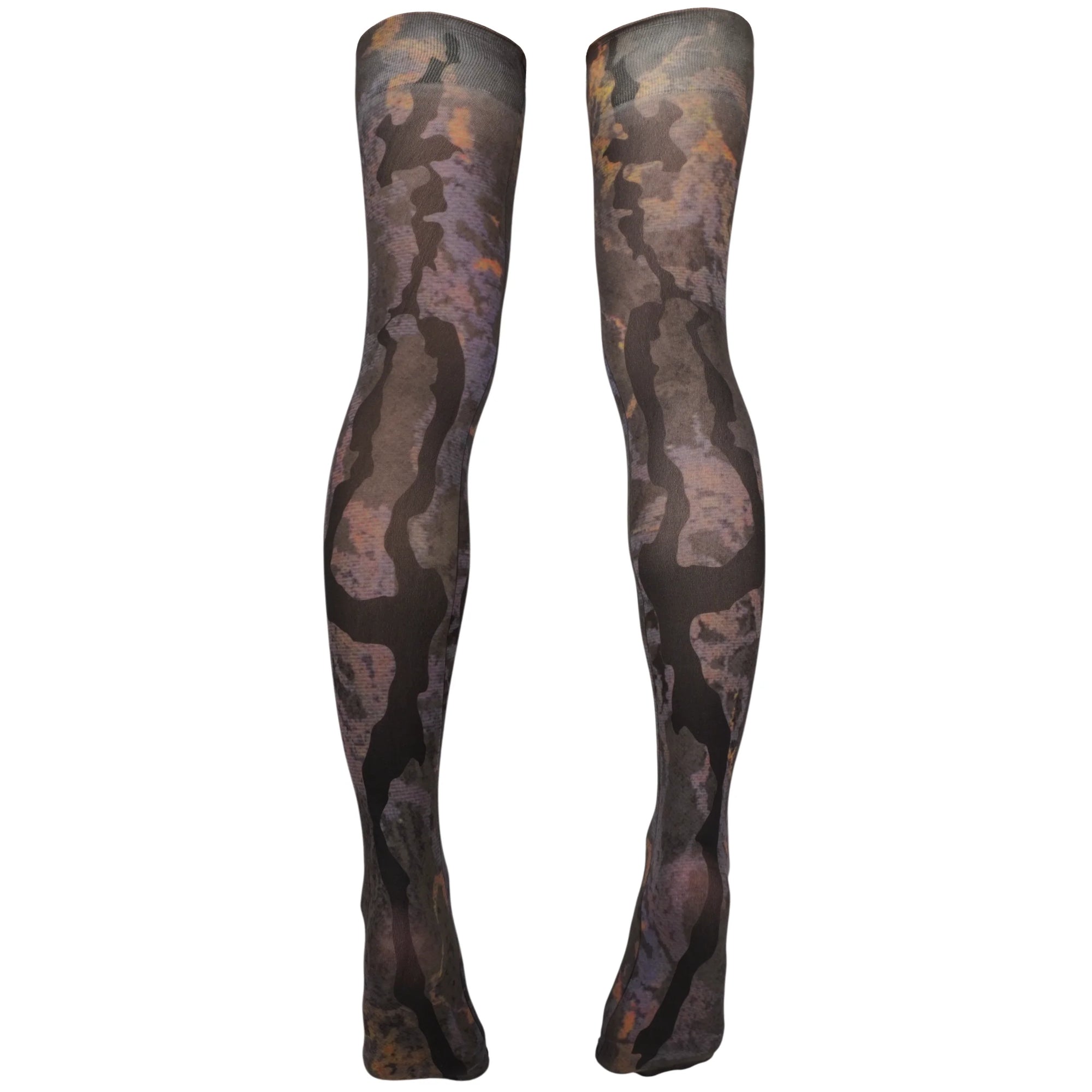 "霞" Thigh-High Socks
