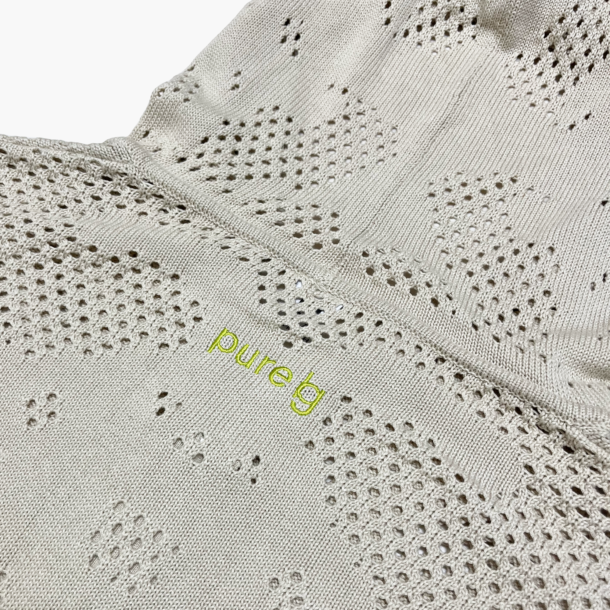 Pure GB Mouth "蘚" Moss Mesh Hoodie