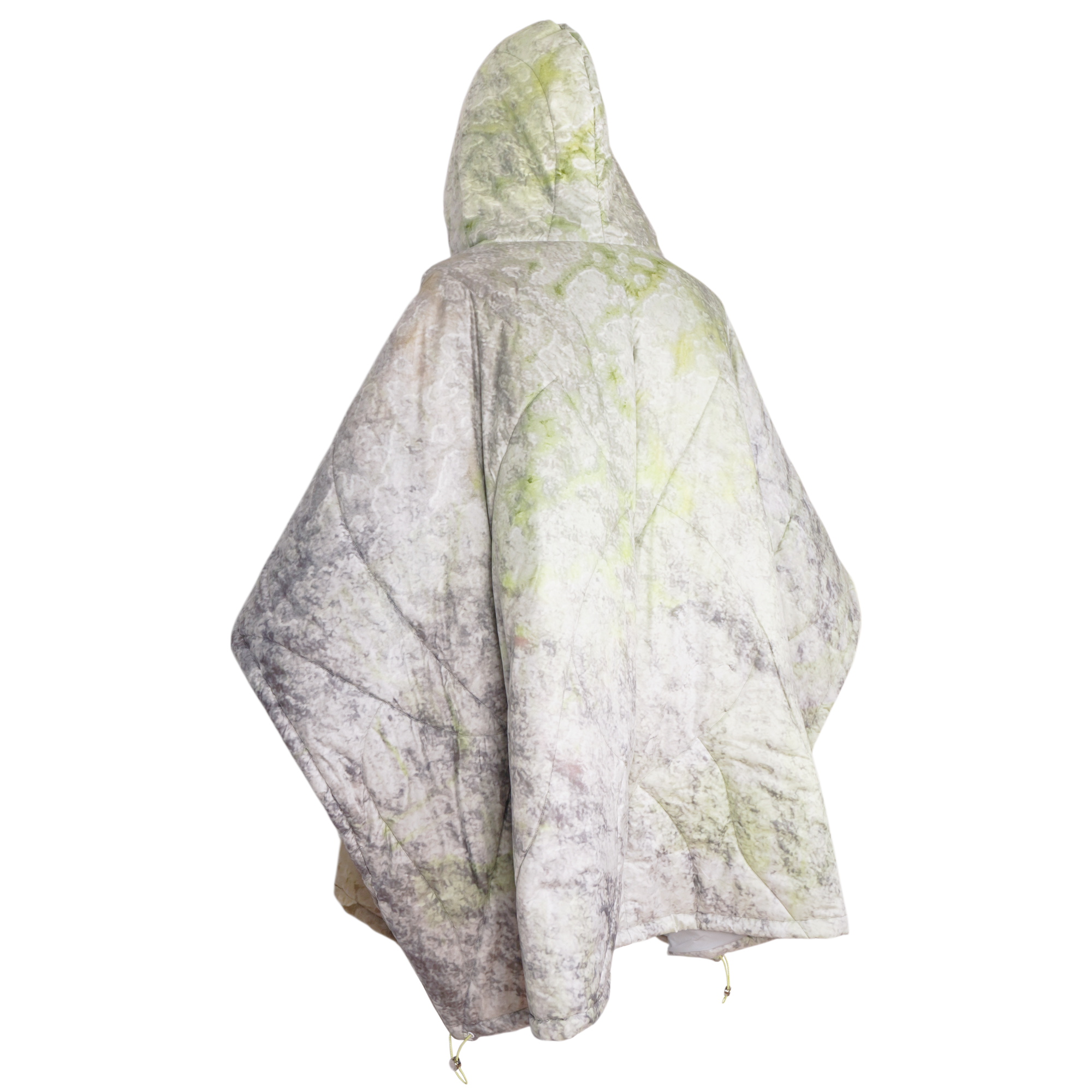 Nature Camo "霧鷺" Light Down Poncho